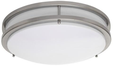 LED Flush Mount-Dimmable - LED-JR002L/NKL-W