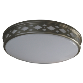 LED Diamond Lattice Flush Mount  - LED-JR003D/BN-W