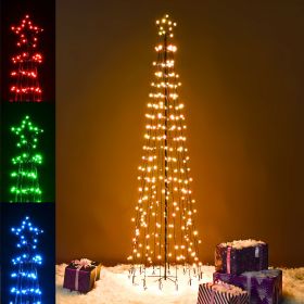 6 Ft Cone Christmas Tree with Light