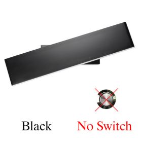 Bedside wall lamp modern led cross lamp (Option: Black-Cool white)