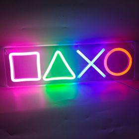 Game Pattern Neon LightsRoom BarHoliday Birthday Game Console Hall Decoration Lights (Option: 1style-USB)