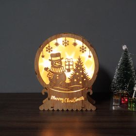 Christmas Supplies Led Lighting Wooden Decoration (Option: SDBJ 02)