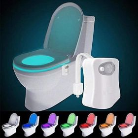 Fun Bathroom Lighting Add on Toilet Bowl Seat (Color: 16Color)